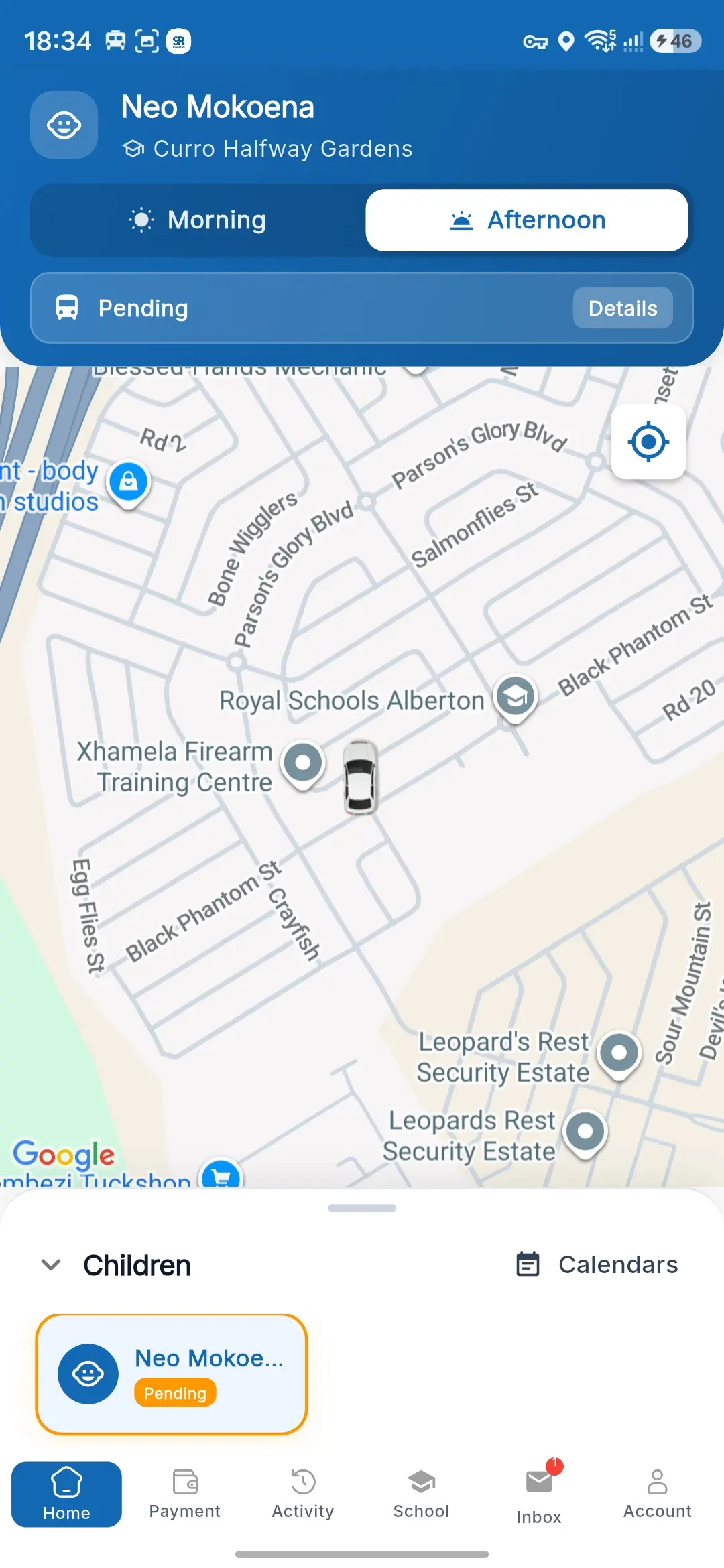 Scholar Rides Parent App - Live Trip Tracking